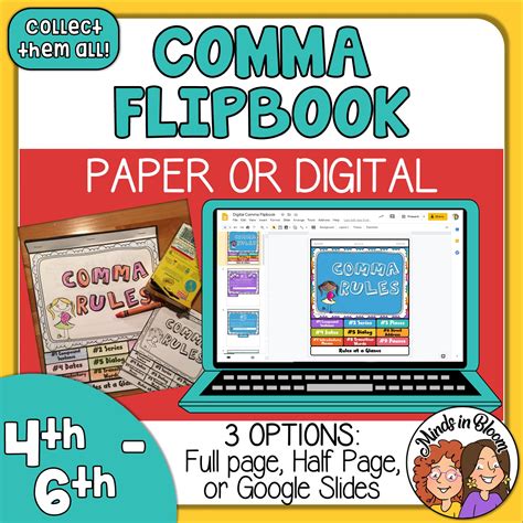 Comma Flipbook - Comma Rules & Reference with Digital Version | Print ...