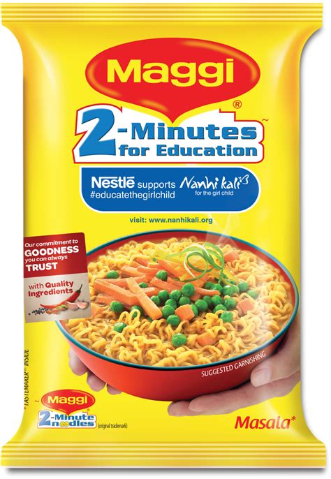 Maggi Masala Noodles 140G Png