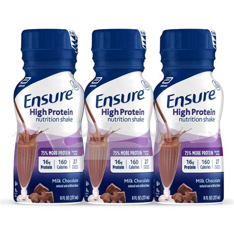 Ensure High Protein Nutritional Shake with 16g of High-Quality Protein ...