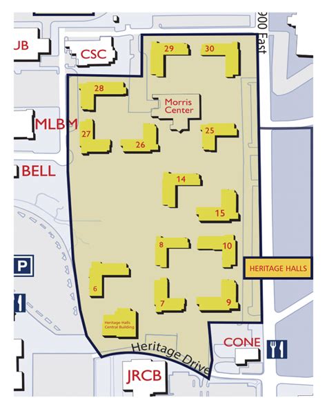 Printable Campus Map