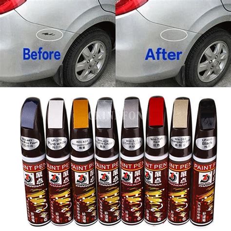 DHL 1000 PCS 5 Colors 12ml New Professional Car Paint Repair Pen ...