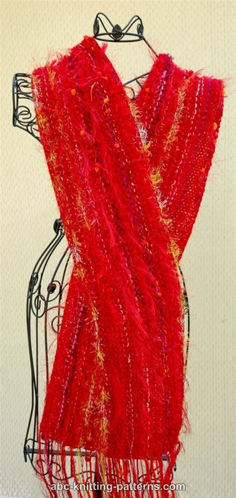 Knit this Easy “Lady in Red” Scarf! - The Spinners Husband