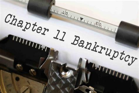 Chapter 11 Bankruptcy - Free of Charge Creative Commons Typewriter image