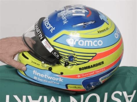 New helmet design of Fernando Alonso : r/formula1