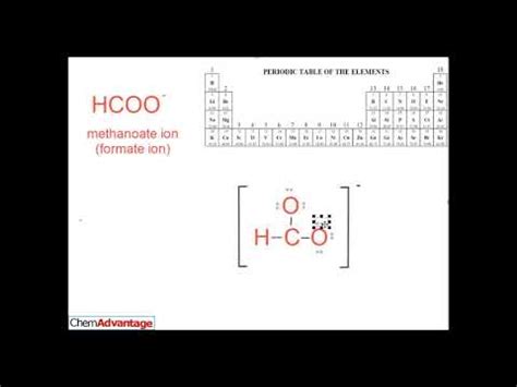 AP08.10 Lewis Dot Diagram Methanoate ion - YouTube