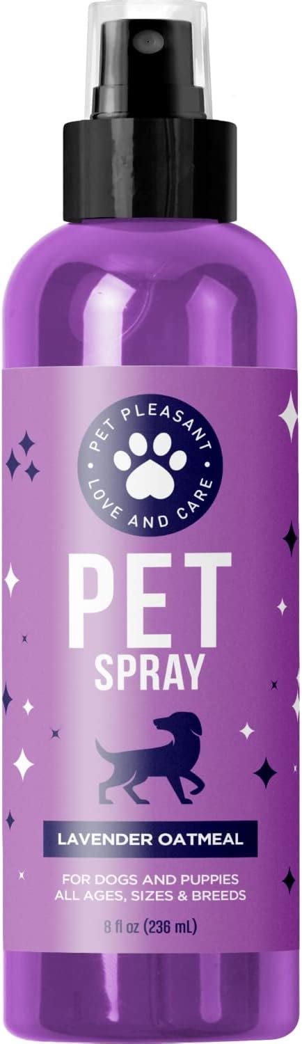 Cleansing Dog Deodorant Spray - Sulphate Free Dog Spray for Smelly Dogs and Detangling Spray for ...