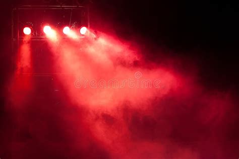 Stage red spot light stock image. Image of performance - 19808837