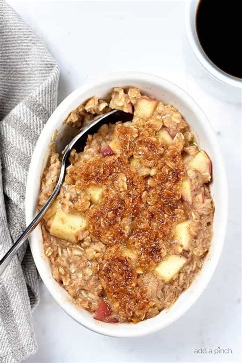 Apple Crisp Oatmeal Recipe - Add a Pinch