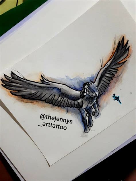 Hippogriff Tattoo | Harry potter tattoo, Tattoos, Ink