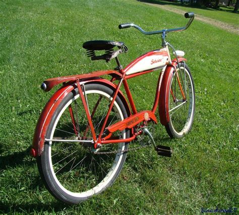 1950 SCHWINN HORNET MENS STRAIGHT-BAR TANK BICYCLE VINTAGE PANTHER B6 ...