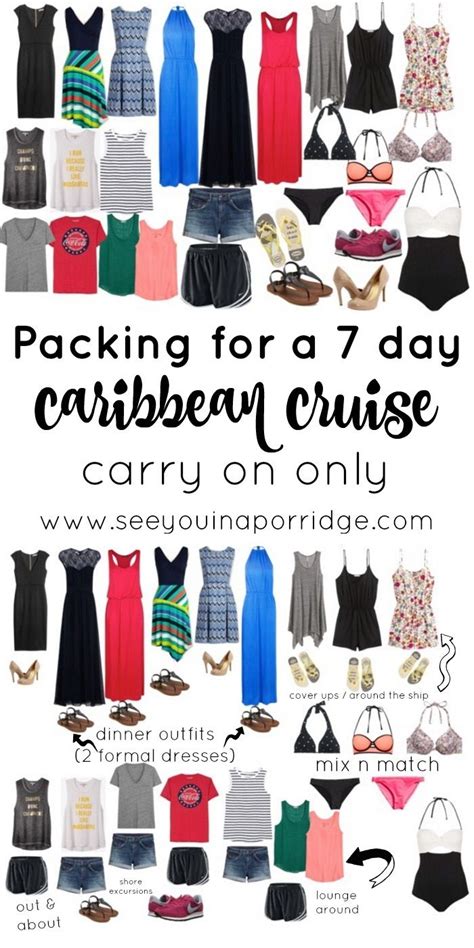 Cruise 7 Day Packing List - Cruise Gallery