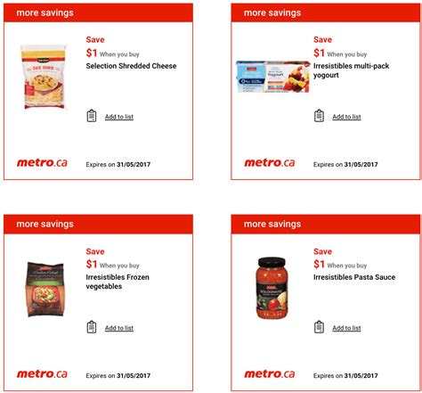 Metro Ontario Canada Exclusive Printable Coupons, May 25 - 31 - Canadian Freebies, Coupons ...