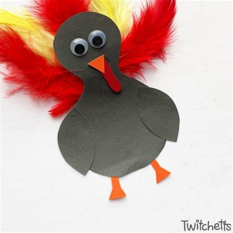 How to make a turkey puppet - Twitchetts