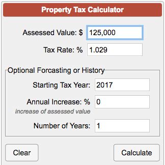 Property Tax Calculator