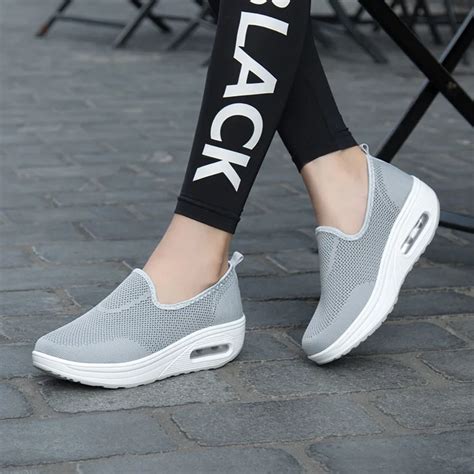 Women Casual Shoes White Fashion Slip On Women Shoes New Spring And ...