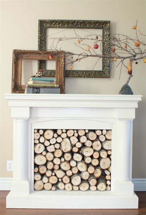 Easy DIY Faux Fireplace | FIREPLACE DESIGN IDEAS