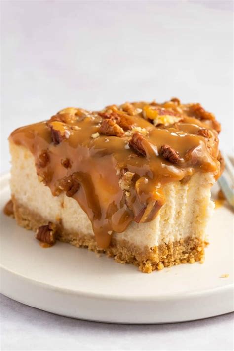 Caramel Pecan Cheesecake- NO dairy or eggs! - The Big Man's World