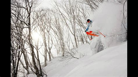 Powder Skiing in Hokkaido (Japan) - January 2015 - YouTube