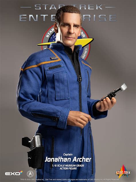 Hyper Realistic Action Figure Star Trek: Enterprise Captain Jonathan ...