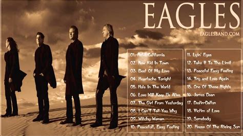 Eagles Greatest Hits - Best Songs Of Eagles (Full album 2015) | Best songs, Music albums, Music ...