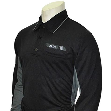 AIA Logo Long Sleeve Baseball MLB Replica Umpire Shirts – Purchase ...