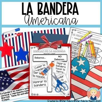 The American Flag in SPANISH {K-2} by Star Kids by Naomi | TpT