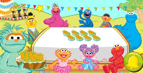 Sesame Street: Rosita's Fiesta, Adobe Flash game by Sesame Workshop(200?)