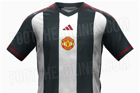 Manchester United 2023/24 'leaked' away kit features central badge and ...