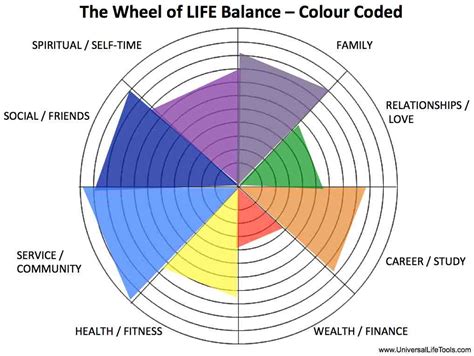 Wheel of life diagram - awardsdiki