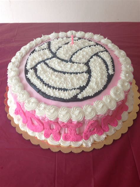 Volleyball Birthday Cake | Volleyball birthday cakes, Volleyball cakes ...