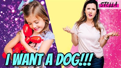 Stella Wants a Dog!!! (Featuring Squeakee Dog) - YouTube