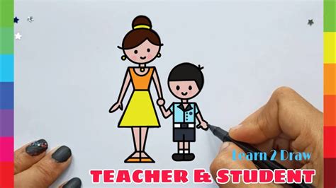 Share more than 75 teacher student sketch best - seven.edu.vn