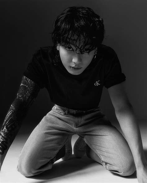 Jung Kook Rocks Tees & Jeans for Calvin Klein Ad