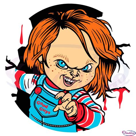 Chucky Horror Movie Svg File, Movie Character Killer Svg, Movie Svg