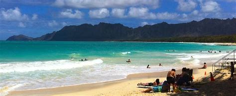 Best Beach on Oahu Island, Hawaii - Bellows Beach - Living in Hawaii