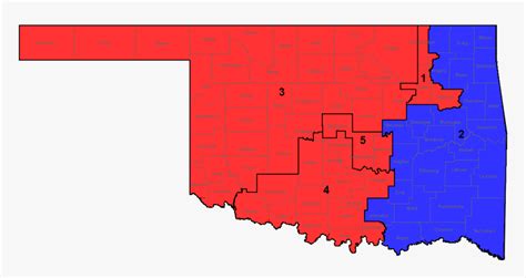 2006 Oklahoma Congressional Districts Results - State Of Oklahoma, HD ...