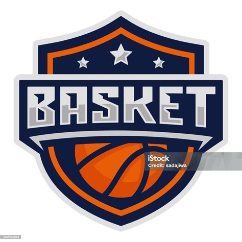 Ilustrasi Vektor Desain Logo Lambang Tim Basket Ilustrasi Stok - Unduh ...