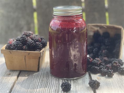 Sugarless Fresh Blackberry Juice - The Farmwife Feeds