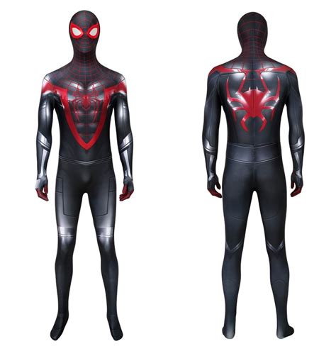 Ultimate Spider-Man PS5 Miles Morales Kids 3D Zentai Jumpsuit