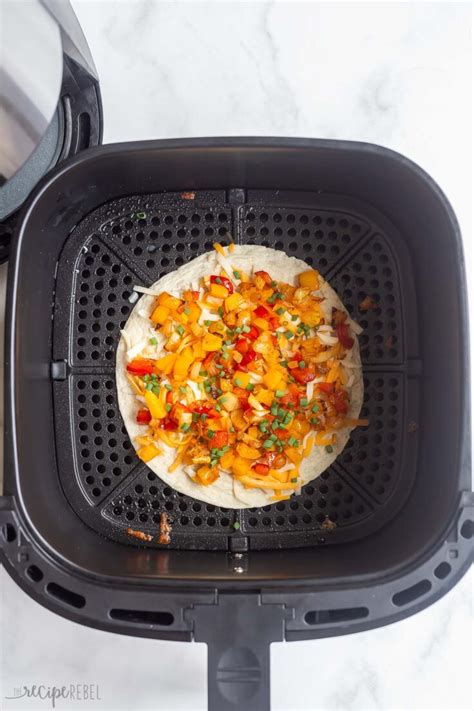 Easy Air Fryer Quesadilla - The Recipe Rebel