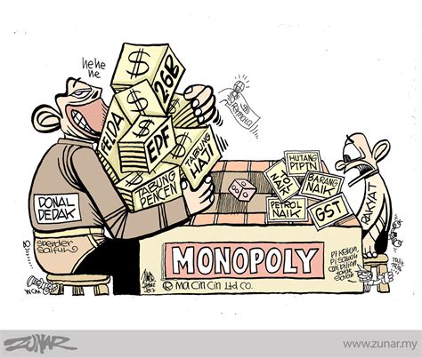 Cartoonkini-MONOPOLY-24-Mac-2017 - Zunar Cartoonist