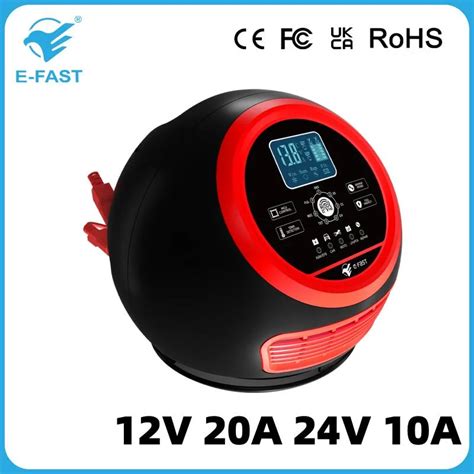 12V 20A Car AGM Efb Battery Charger 24V 10A LiFePO4 Battery Charger - China AGM Battery Charger ...