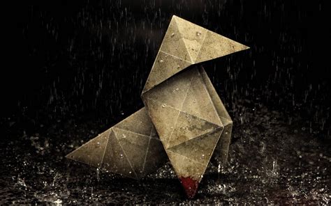 origami, Heavy rain HD Wallpapers / Desktop and Mobile Images & Photos