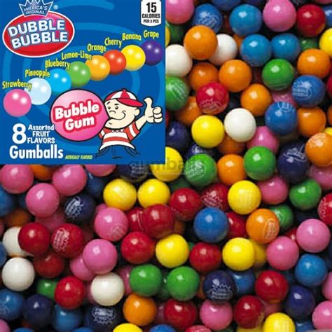 Dubble Bubble Assorted Gumballs (.50"/8500count) | Dubble bubble ...