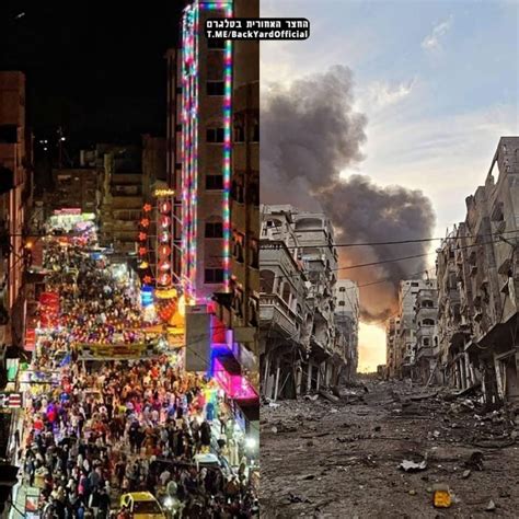 Gaza before and after : r/2ndYomKippurWar