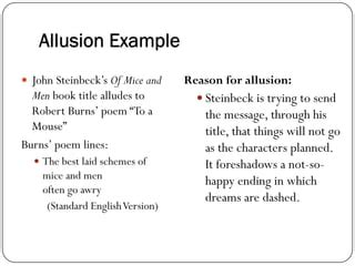 Allusion Poetry