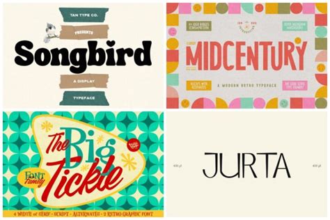 25 Remarkable Mid Century Modern Fonts That Perfectly Captured The Retro Scene | HipFonts