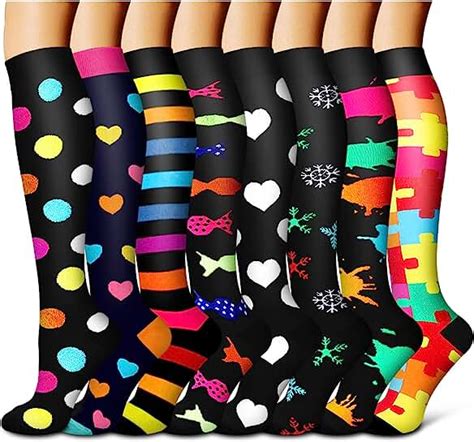 Amazon.com: colorful compression socks women