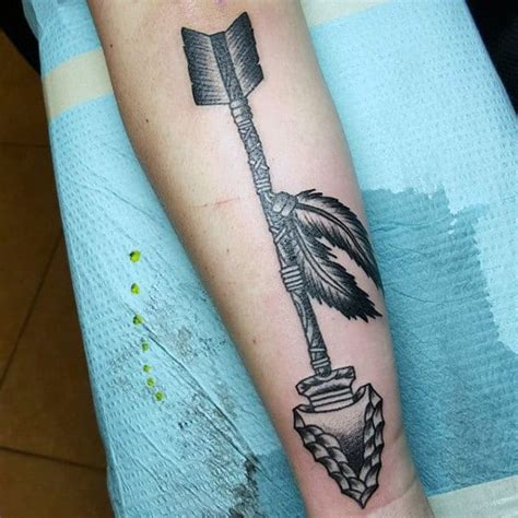 80 Arrowhead Tattoo Designs For Men - Ancient Weaponry Ink