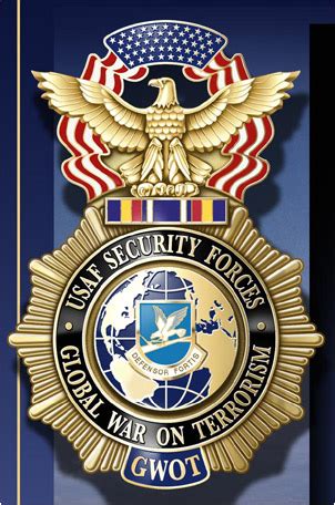 Official USAF Security Forces Air Force One 2005 Badge